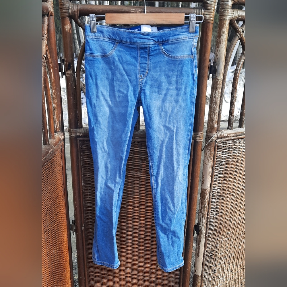 🍀3/15 Old Navy Girl's Skinny Blue Jeans